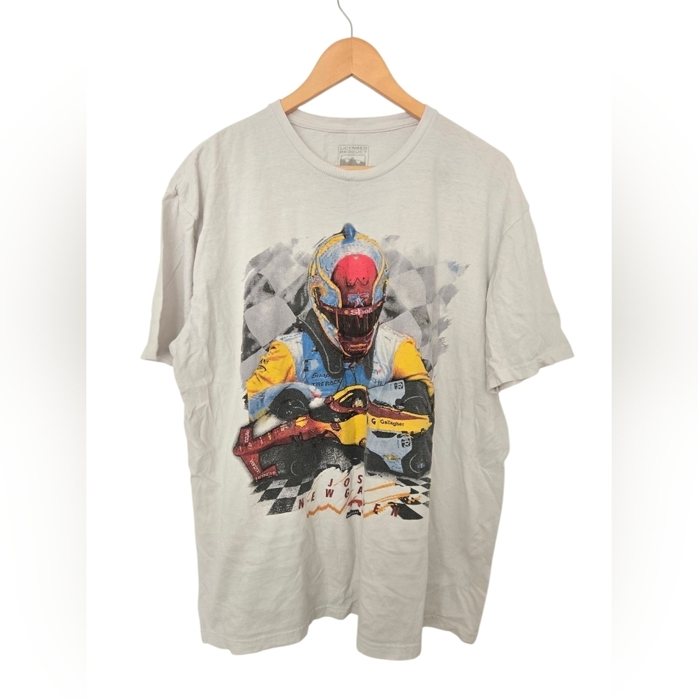 Indycar Graphic Print Men's T-Shirt Size Large